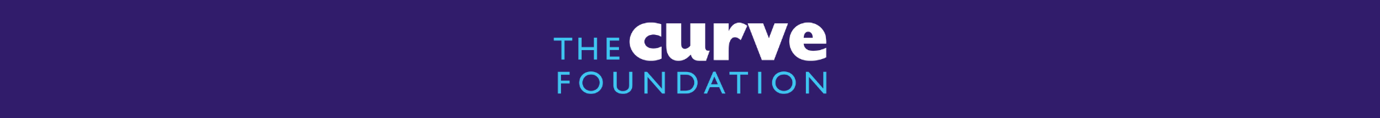 Banner of The Curve Foundation logo.