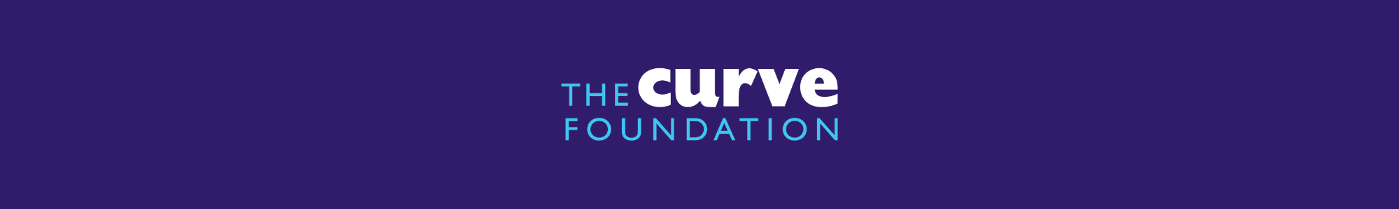Banner of The Curve Foundation logo.