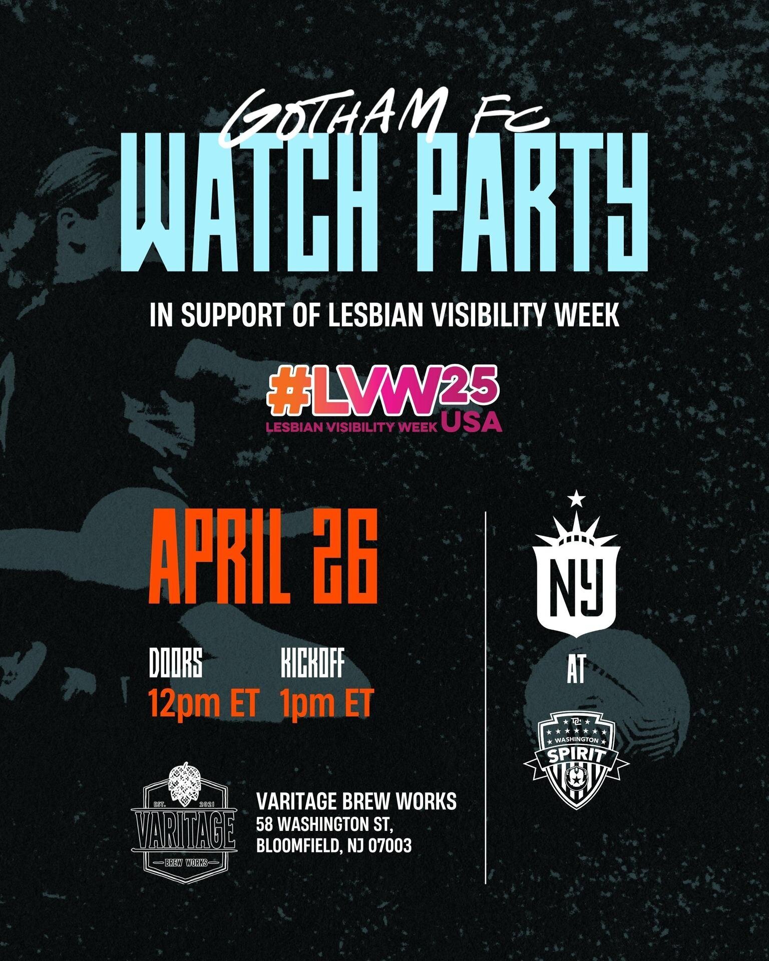 Poster for Gotham FC's event