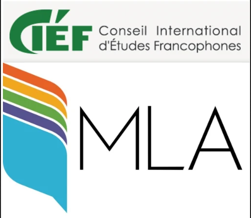 Logo del Conseil International d'Études Francophones (CIÉF) y la Modern Language Association (MLA)