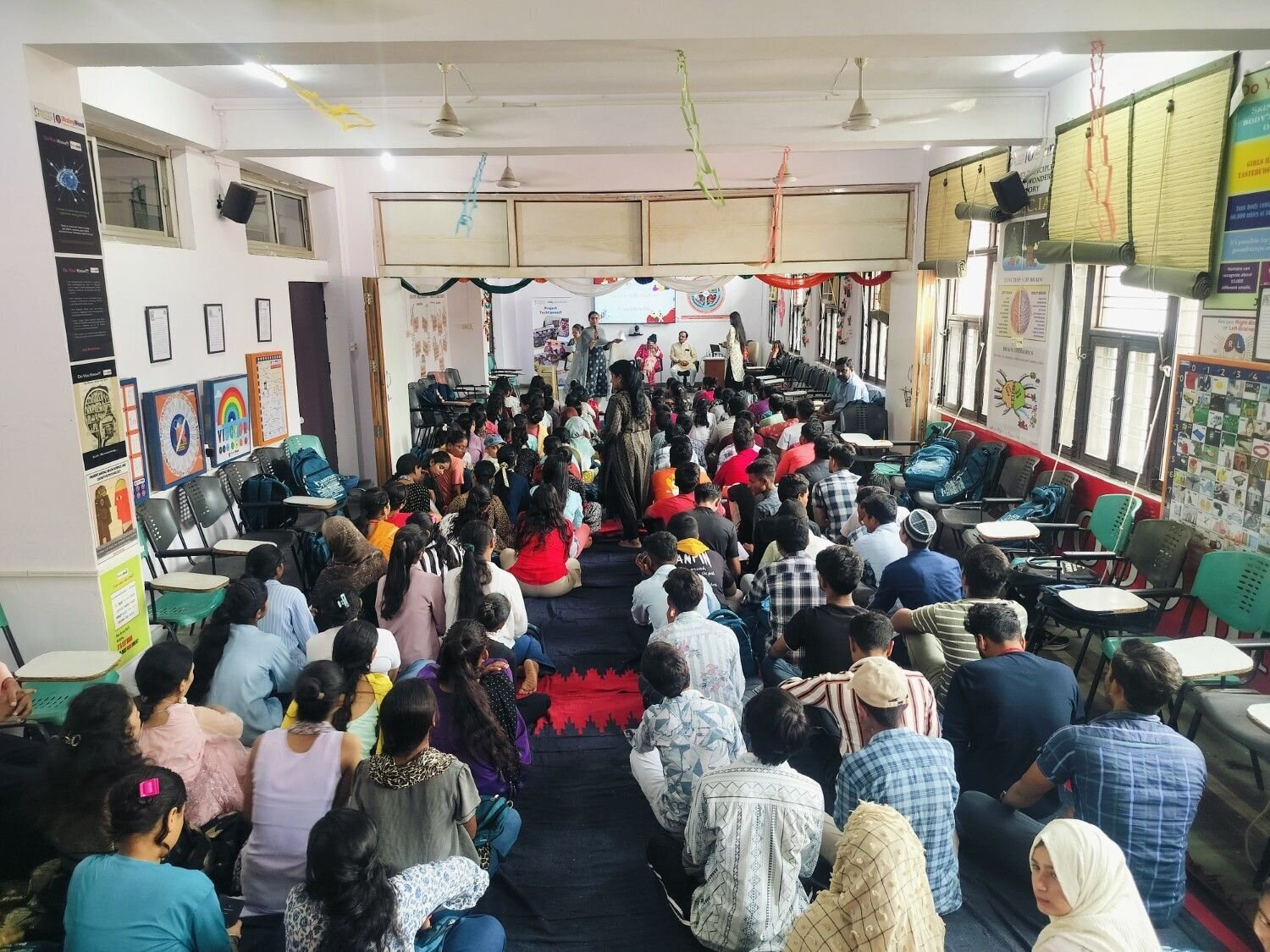 Students at Navjyoti Skills Academy's Foundation Day