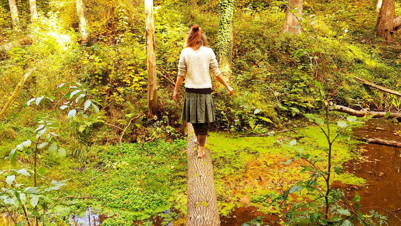 Flowerpower vor dem Camp