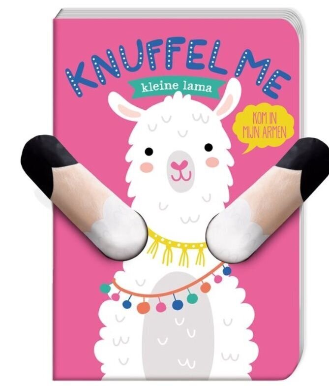 Knuffel me Kleine Lama Vingerpopboekje voor Peuters 