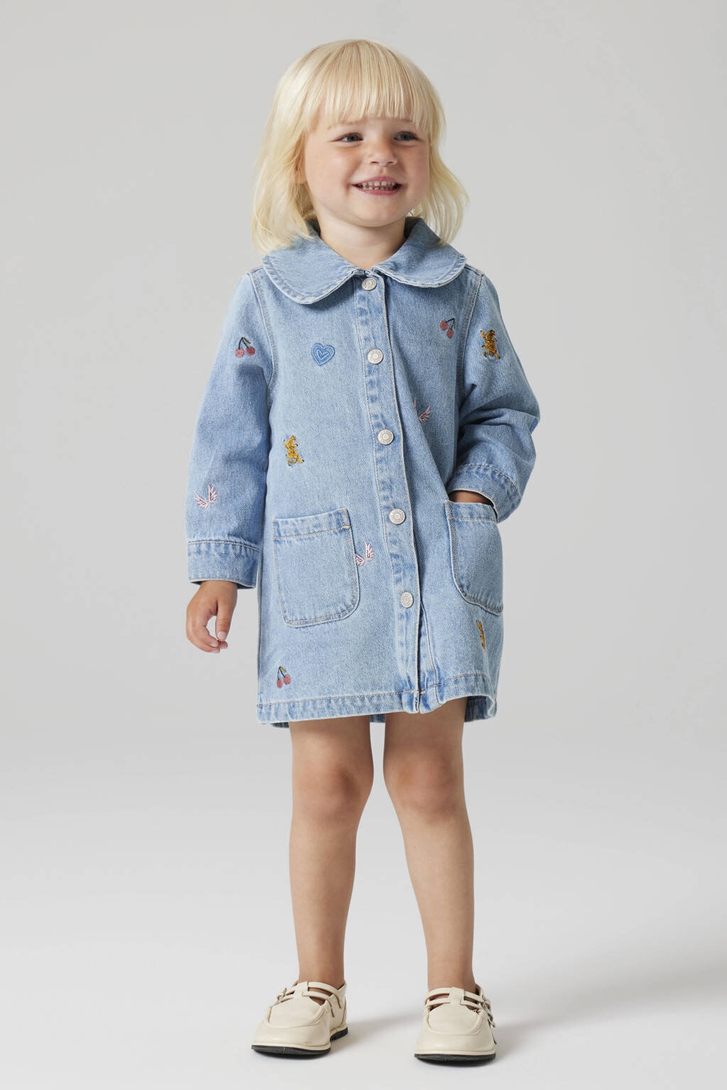 Name It mini jurkje Light Blue Denim