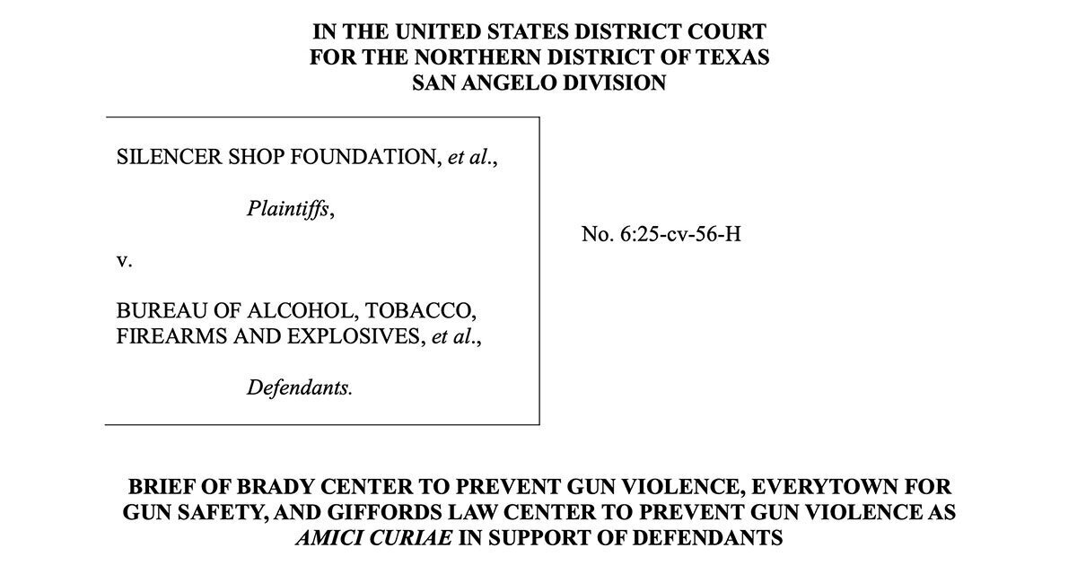 GOA’s “Big Beautiful Lawsuit” Under Fire as Gun Control Groups and DOJ Defend National Gun Registry