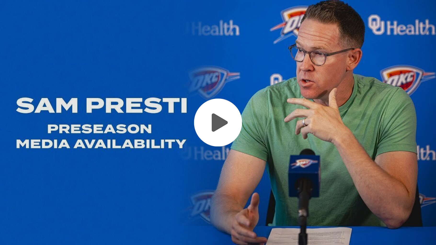 GM Sam Presti 2024-25 Preseason Media Availability | Full Press Conference | OKC Thunder