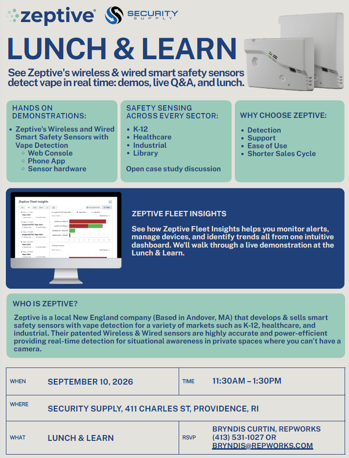 Zeptive Lunch & Learn flyer – September 10, 2026 (PDF)