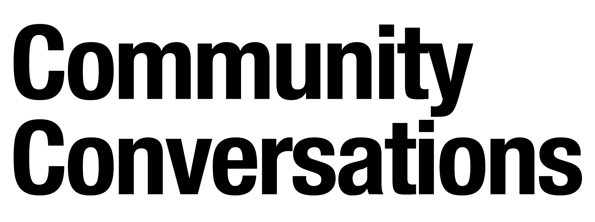 'Community Conversations' logo