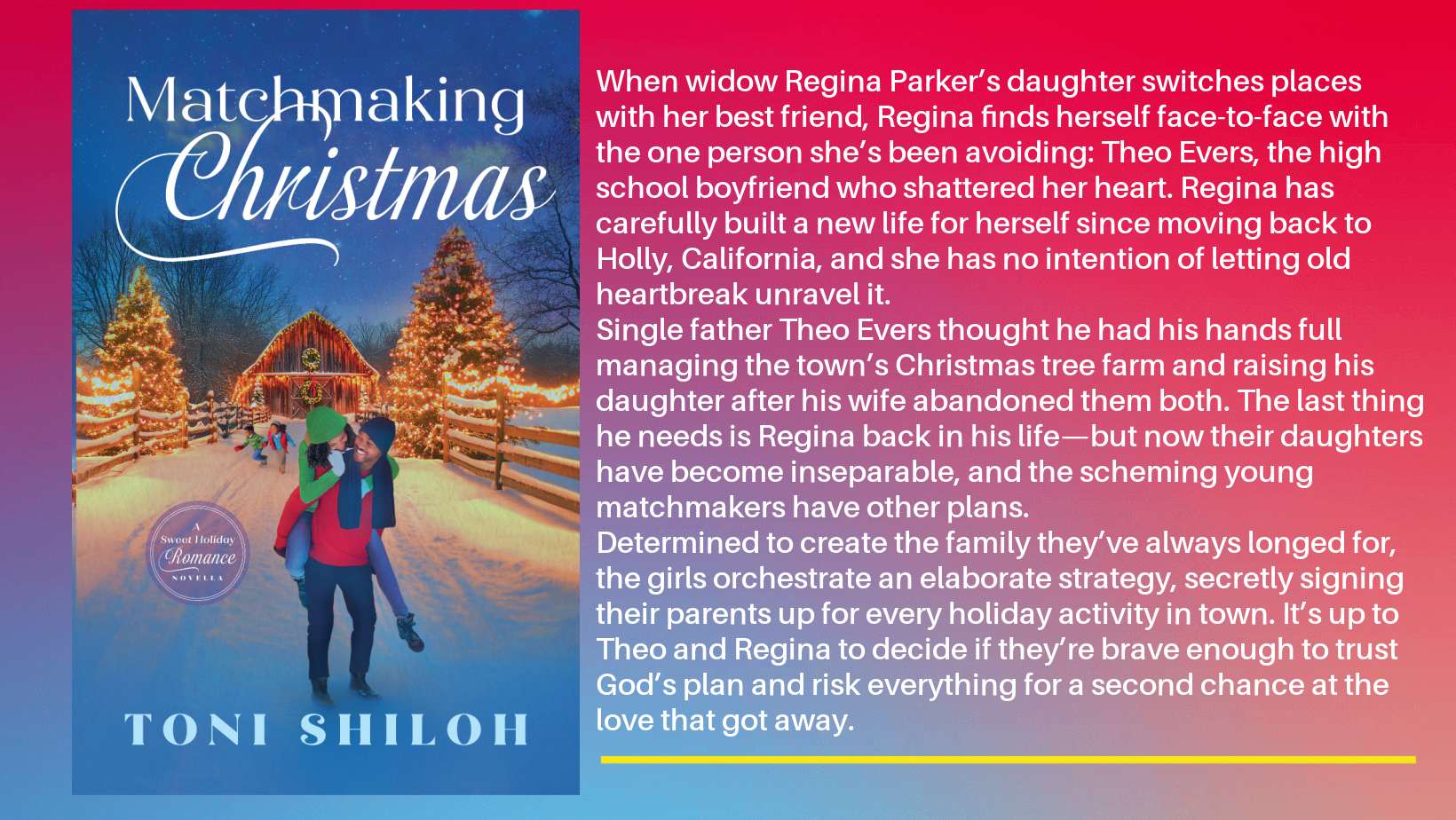 Toni Shiloh has a new book