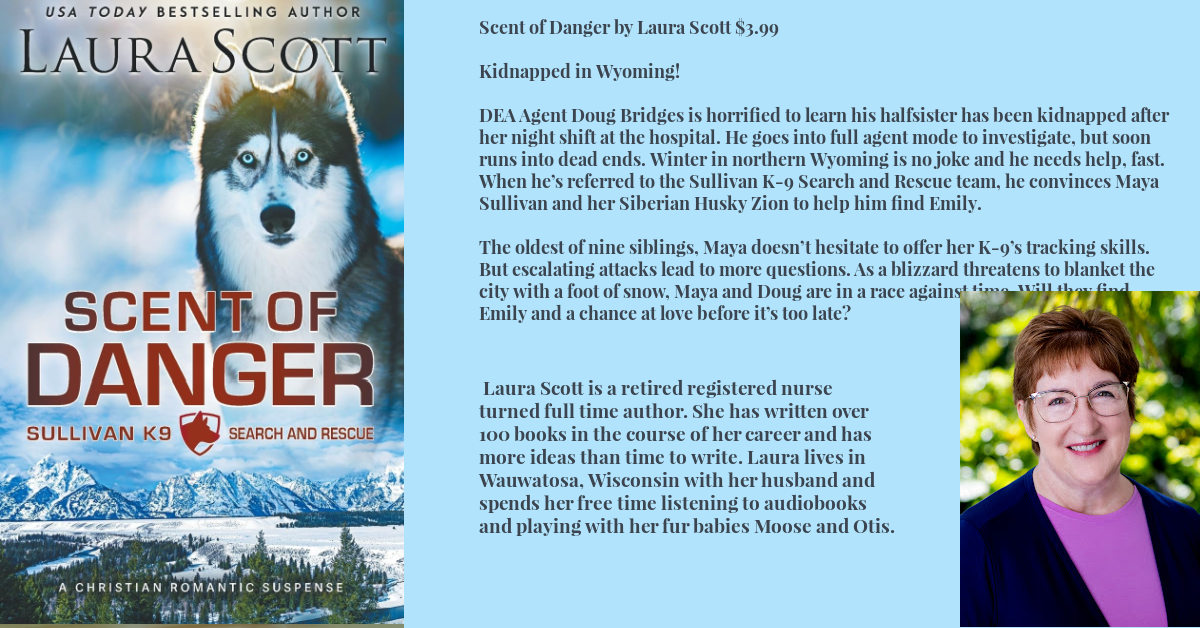 Laura Scott January release Scent of Danger