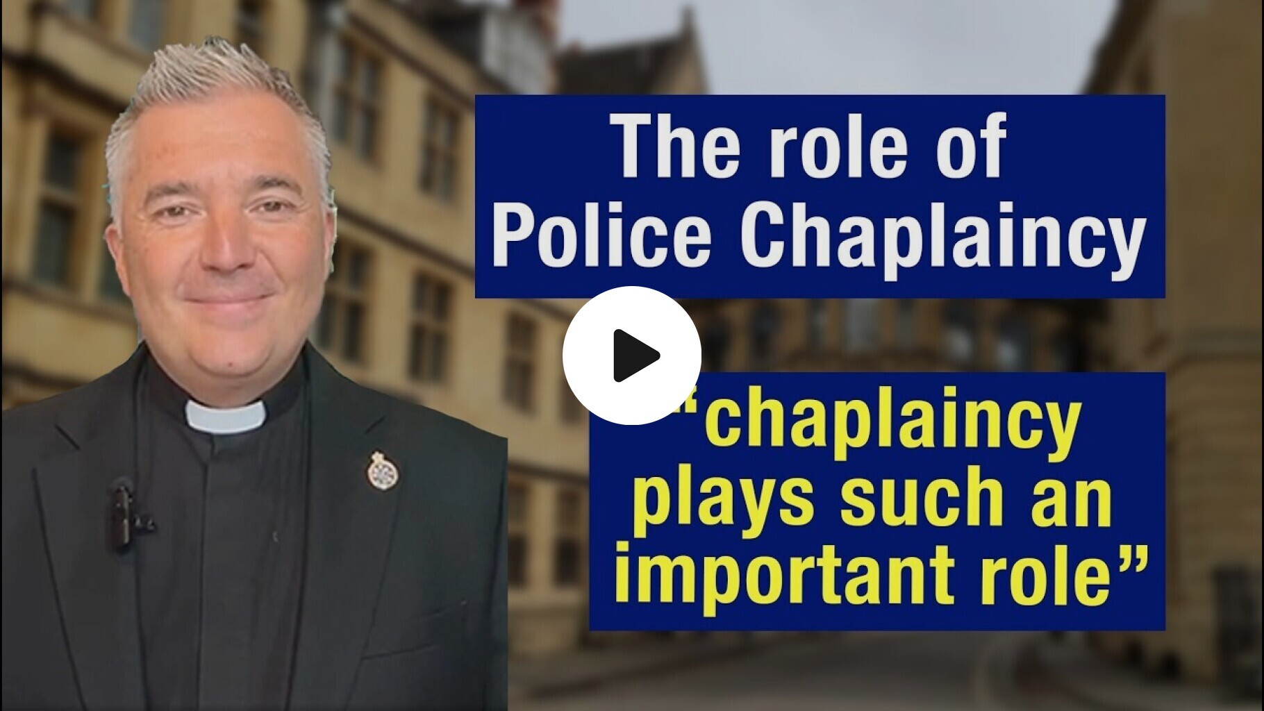 Why Police Chaplaincy Matters More Than Ever