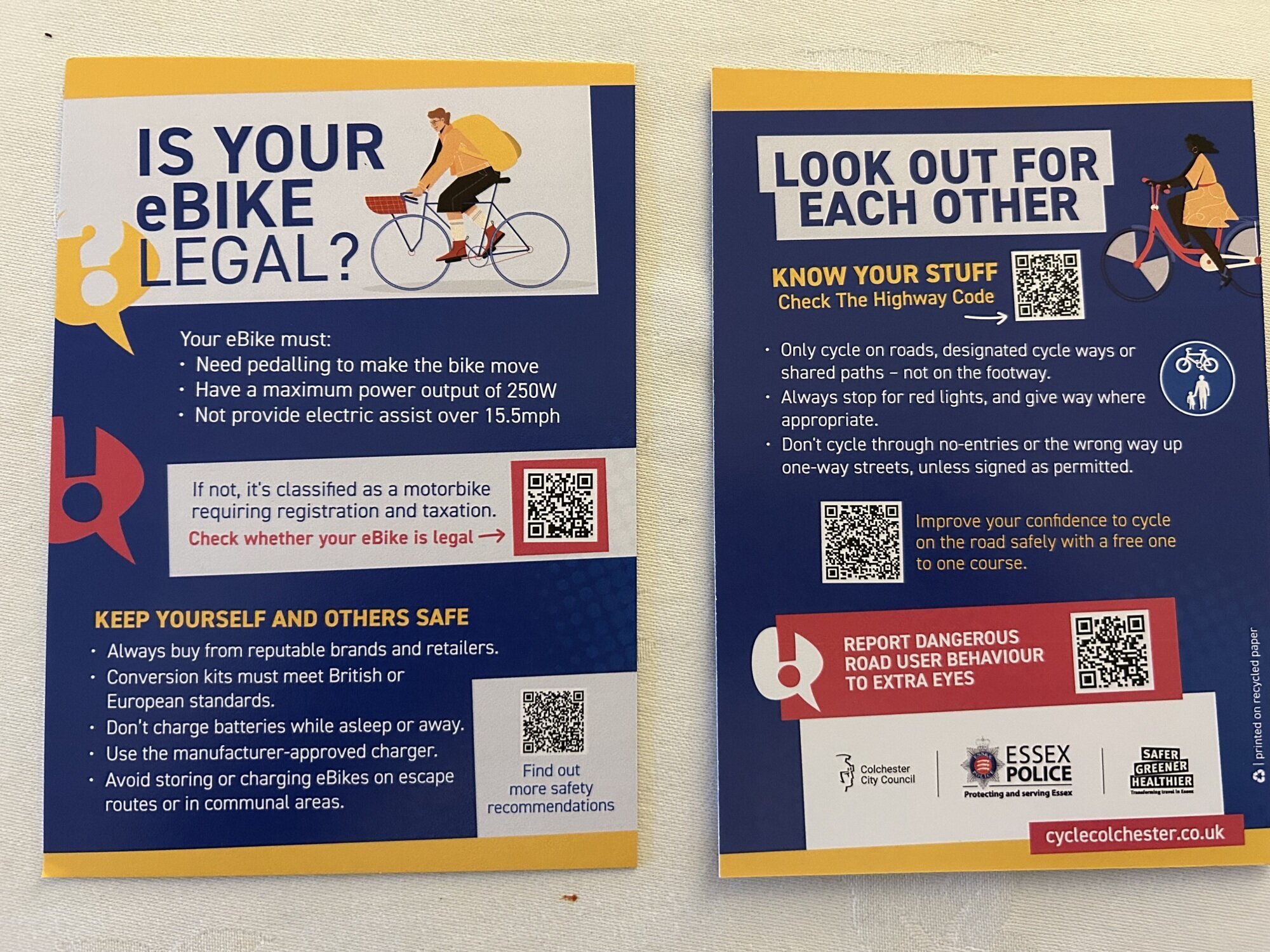 New Colchester Council leaflet