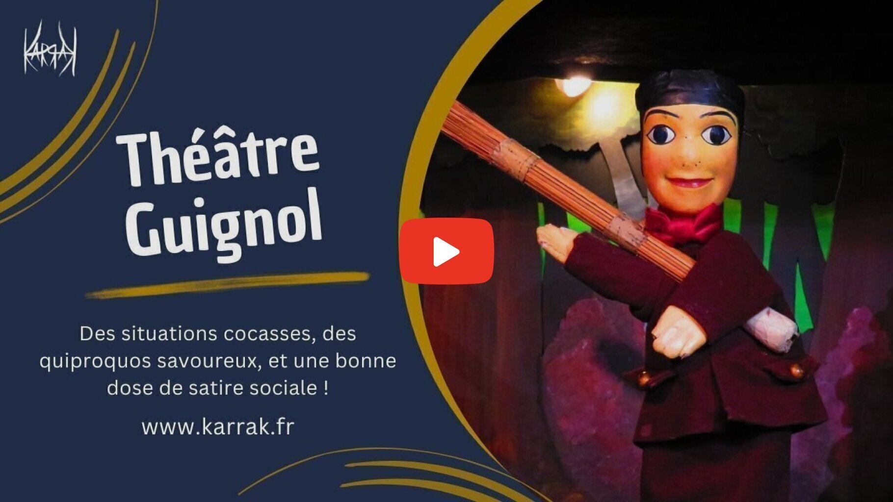 Teaser - Théâtre Guignol | Compagnie Karrak
