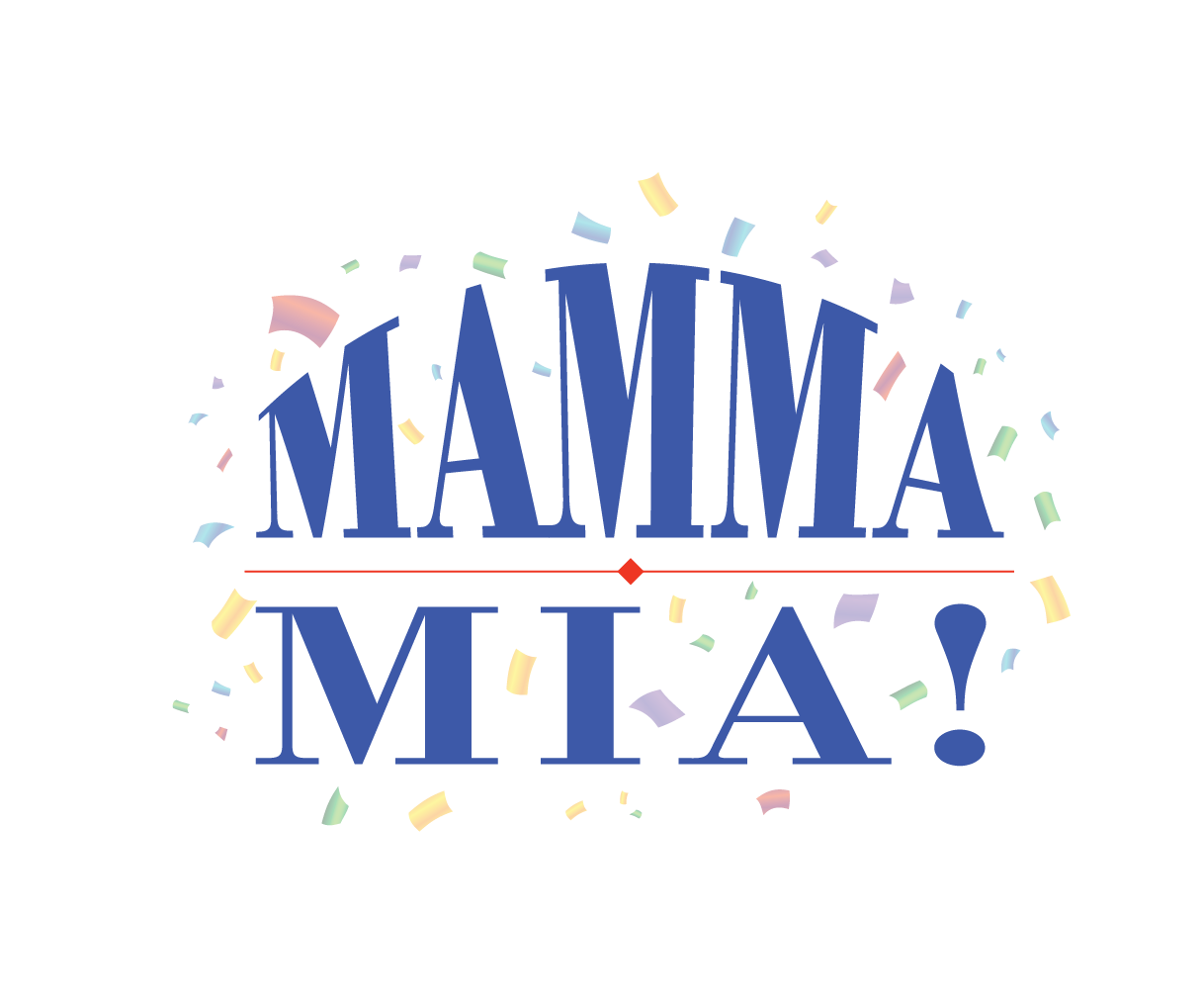 Mamma Mia logo for the Musical