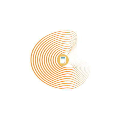 A circle with multiple lines  