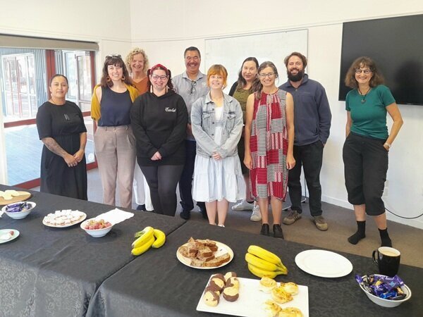 Group photo of Jannelle's Mihi Whakatau