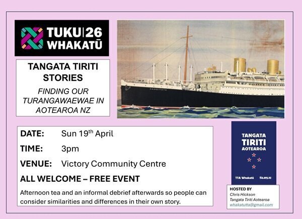 TUKU Whakatū - Tangata Tiriti Stories Poster