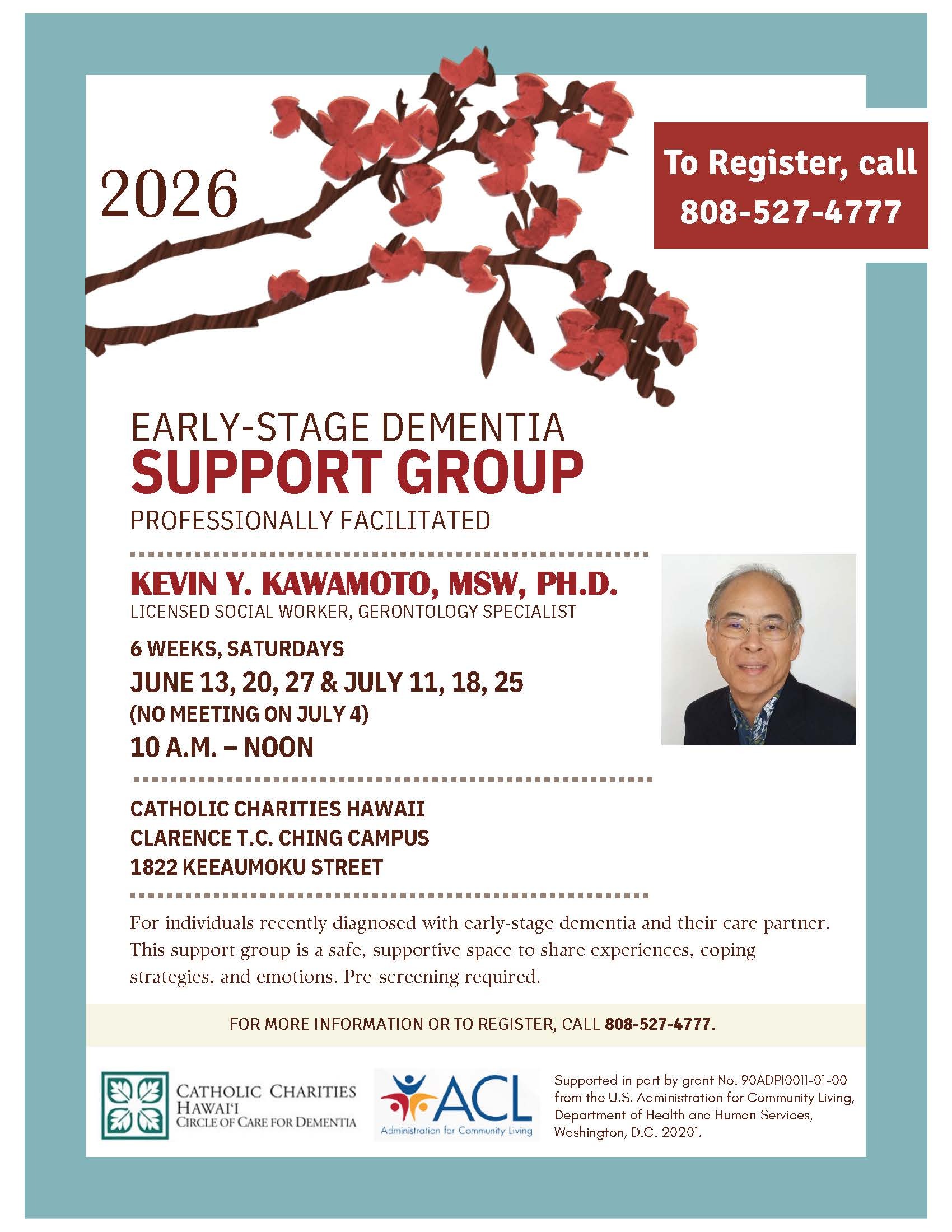 Early-Stage Dementia Support Group