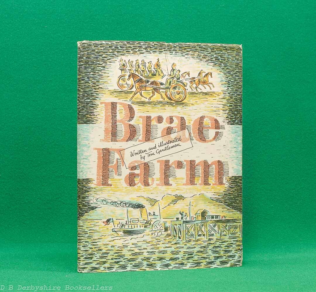 Brae Farm written and lithographed by Tom Gentleman | Transatlantic Arts Co. Ltd, 1st edition 1945 | The Curwen Press | in a dustwrapper