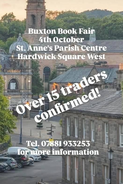 BUxton Book Fair | Sunday, 4th October 2026 | Poster