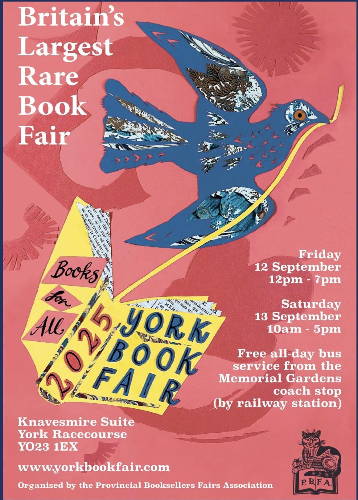 York National Book Fair | Friday, 12th & Saturday, 13th September 2025 | Poster