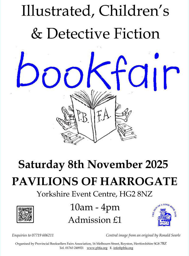 Illustrated, Children's & Detective Fiction Book Fair | Saturday, 8th November 2025 | Poster