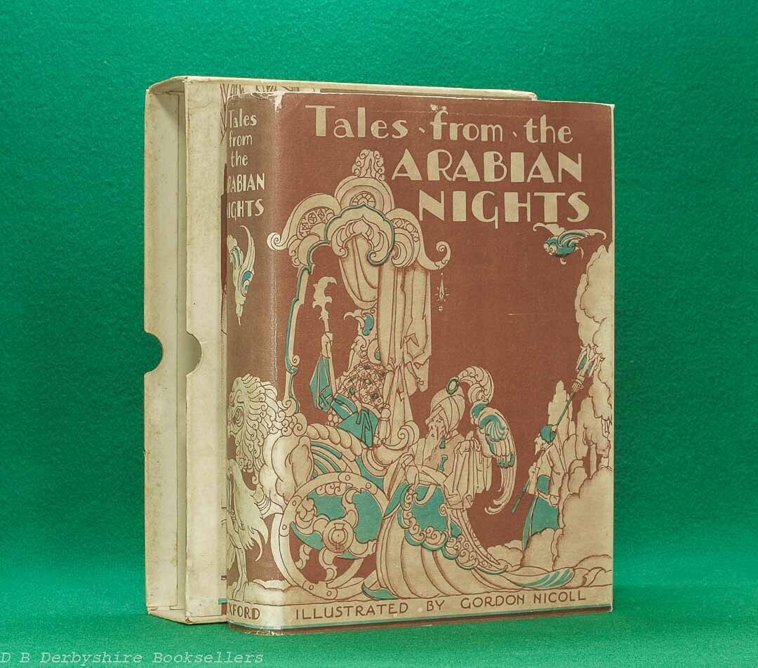 Tales from the Arabian Nights | Humphrey Milford at Oxford University Press, 1st edition 1932 | illustrated by Gordon Nicoll | with slipcase