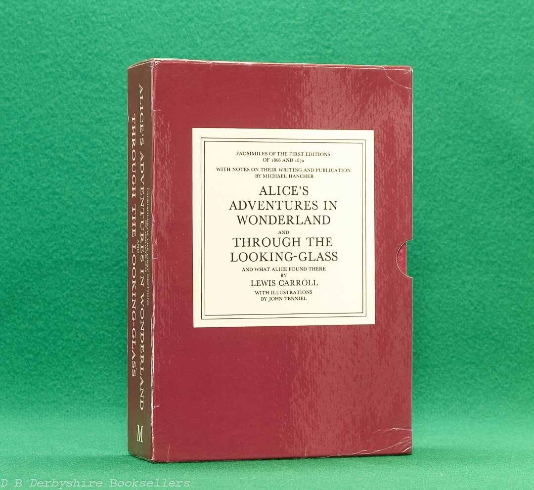 Alice's Adventures in Wonderland and Through the Looking-Glass by Lewis Carroll | Macmillan Children’s Books, facsimile edition 1984 | illustrations by John Tenniel | two volumes in slipcase
