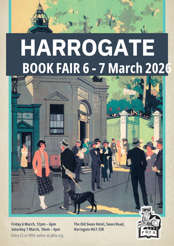 Harrogate Book Fair | Friday, 6th & Saturday, 7th March 2026 | Poster