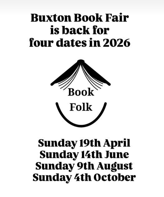 Buxton Book Fair Poster | Sunday, 19th April 2026
