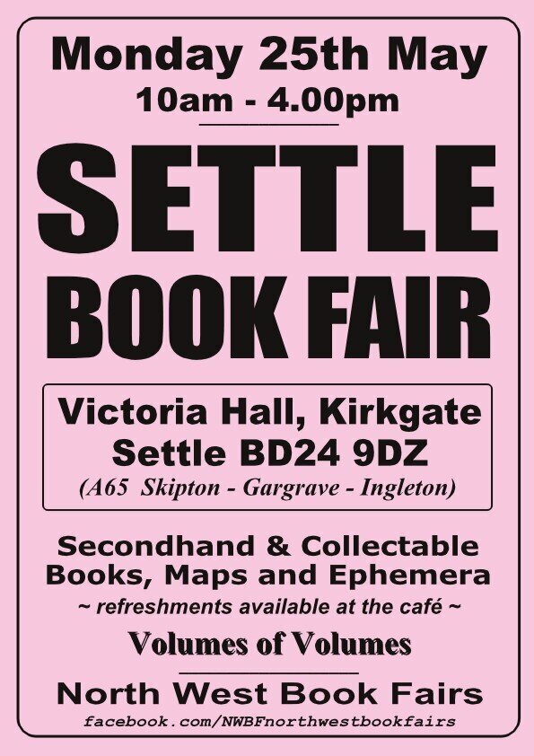 Settle Book Fair | Monday, 25th May 2026 | Poster