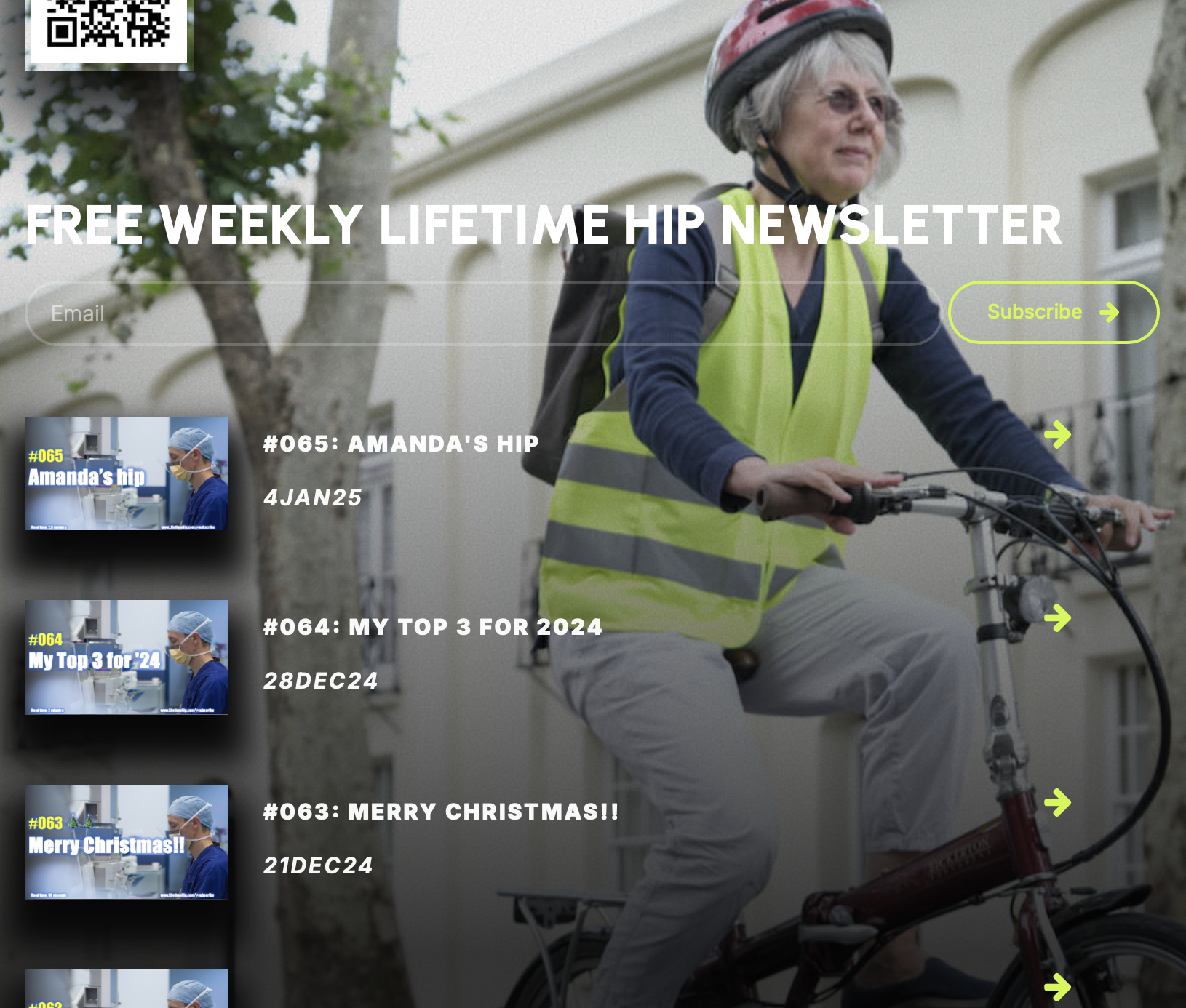 LifetimeHip & Knee Newsletter